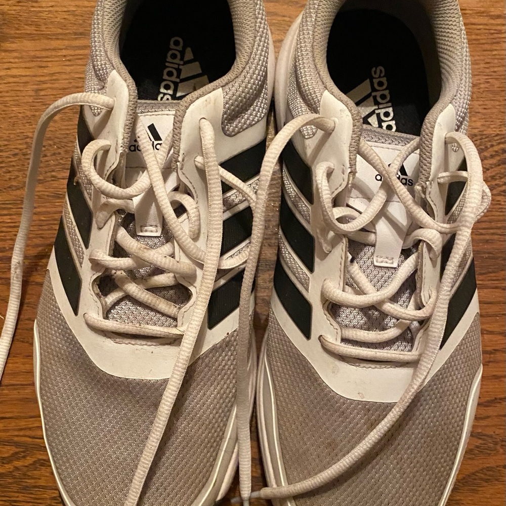 Adidas Men's Gray and Black Sneakers
